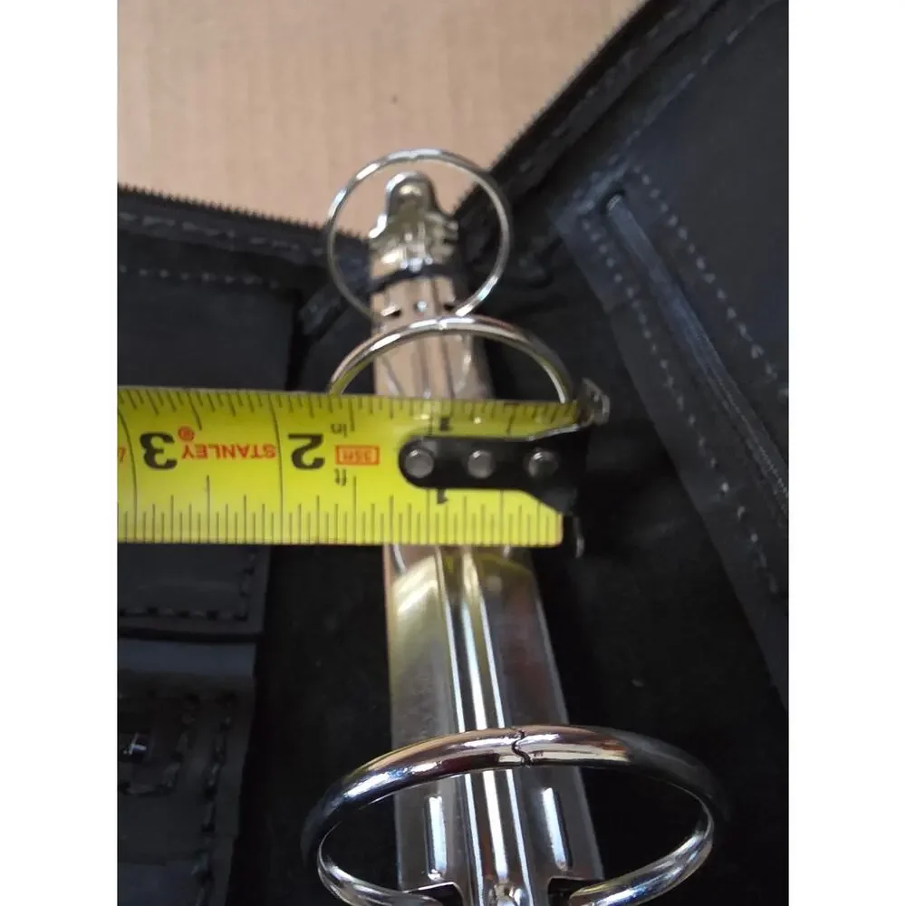 LUSCIOUSLEATHERNYC - Zip Junior Portfolio A5 / 3-ring Binder / Leather